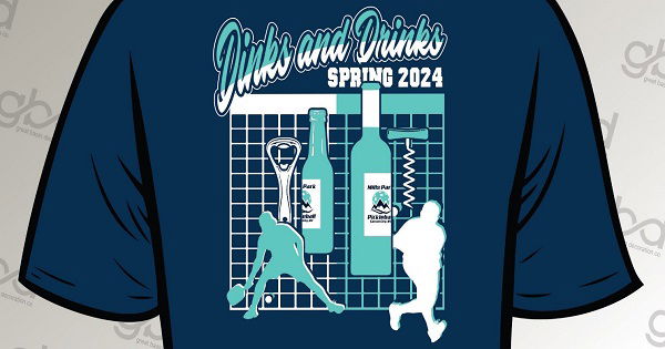 Carson City Spring 2024 Dinks & Drinks Tournament logo