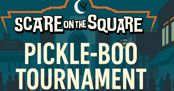 Scare on the Square's 2nd Annual Pickleball Tournament logo