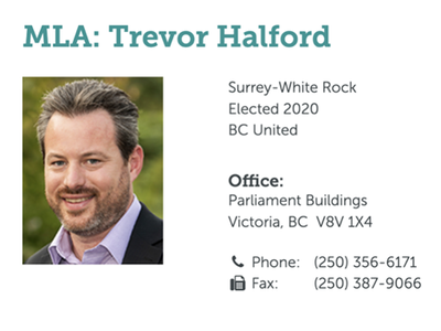 MLA: Trevor Halford logo