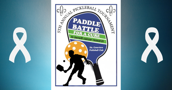 5th Annual Ste. Genevieve Paddle Battle For a Cure logo