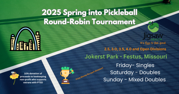 2025 Spring into Pickleball Tournament (Round Robin) logo