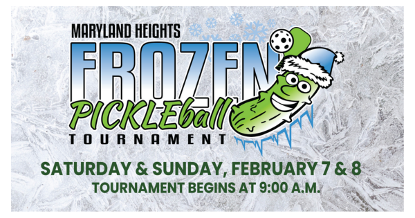 2026 Maryland Heights Frozen PICKLEball Tournament logo