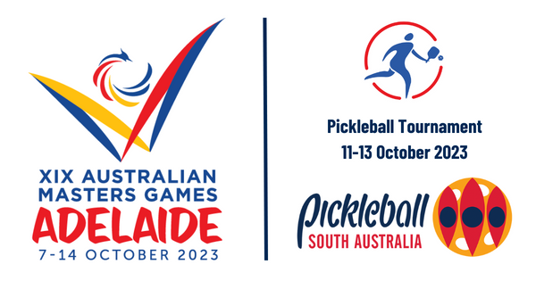 Australian Masters Games - Pickleball 2023 logo