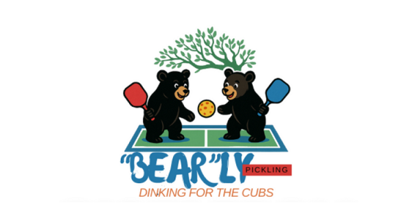 "Bear"ly Pickling, Dinking For The Cubs logo