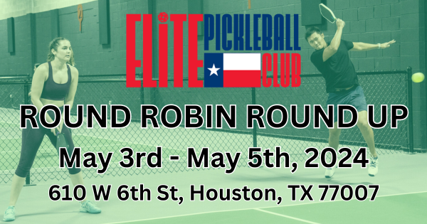 Elite Pickleball Club Round Robin Round Up logo