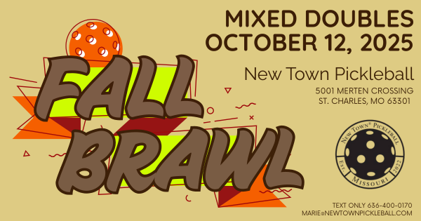 New Town Pickleball Fall Brawl logo