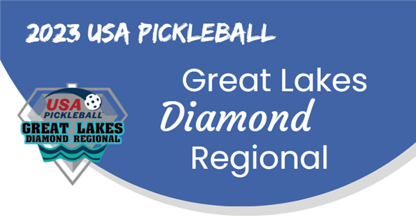 2023 USA Pickleball Great Lakes Diamond Regional logo