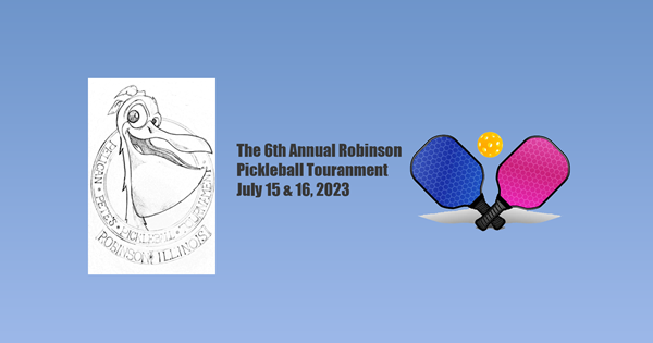 2023 Robinson Pickleball Tournament logo