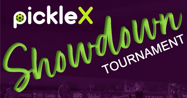 PickleX Showdown Tournament logo