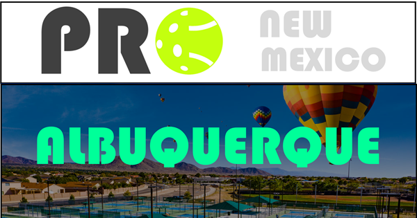 PRO Sports - Albuquerque - Balloons, then Pickelball! logo