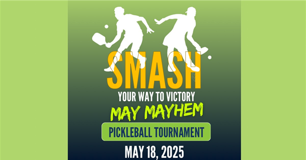 May Mayhem Pickleball Tournament logo