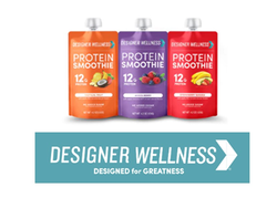 Designer Wellness Protein Smoothies logo