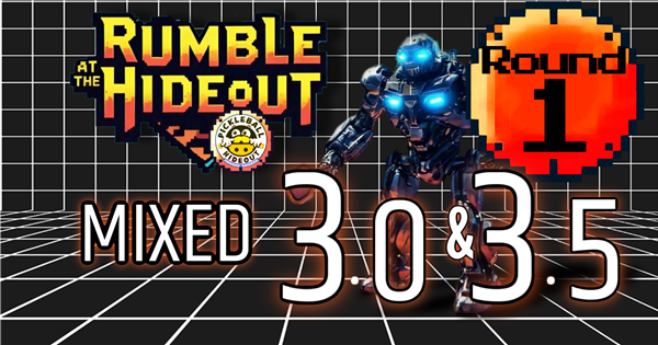 Rumble at the Hideout - Round 1.3 logo