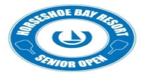 2024 Horseshoe Bay Resort Senior Spring Open - a USSP Circuit Event logo