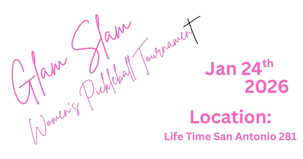 Glam Slam Pickleball Tournament logo