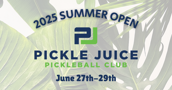 The 2025 Pickle Juice Summer Open logo