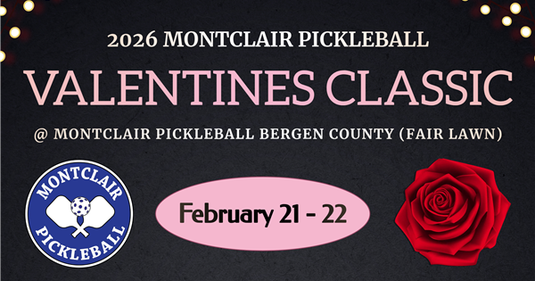 Montclair Pickleball Valentine's Classic logo