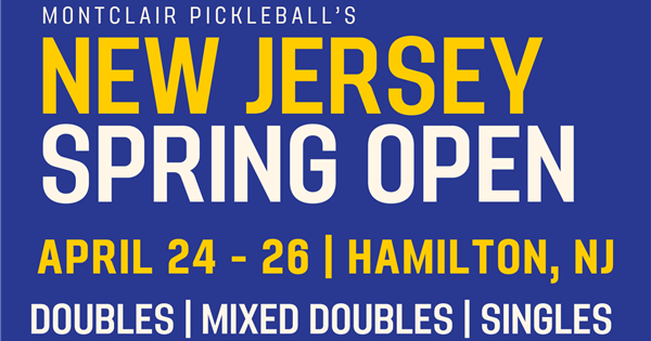 New Jersey Spring Open by Montclair Pickleball logo