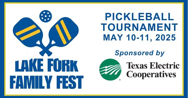 2025 Lake Fork Family Fest Pickleball Doubles Tournament logo