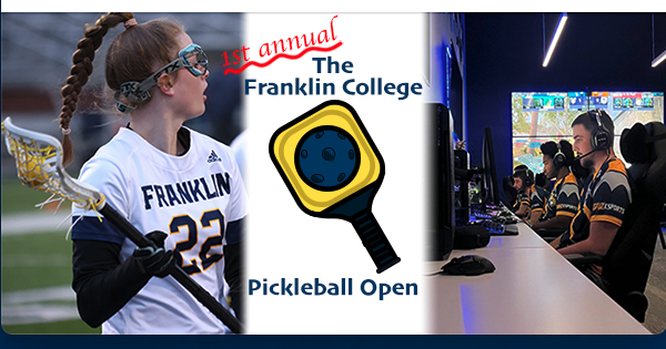1st Annual Franklin College Pickleball Fundraiser logo