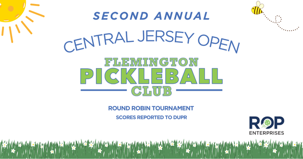 2nd Annual Central Jersey Open at Flemington Pickleball Club logo