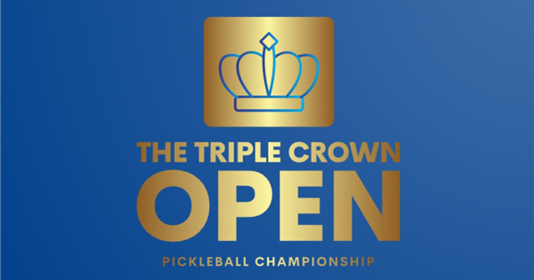 The Triple Crown Open Pickleball Championship logo