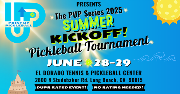 Summer Kickoff by Point Up Pickleball (PUP) *DUPR rated event!* logo