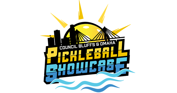 Council Bluffs & Omaha Pickleball Showcase 2025 logo