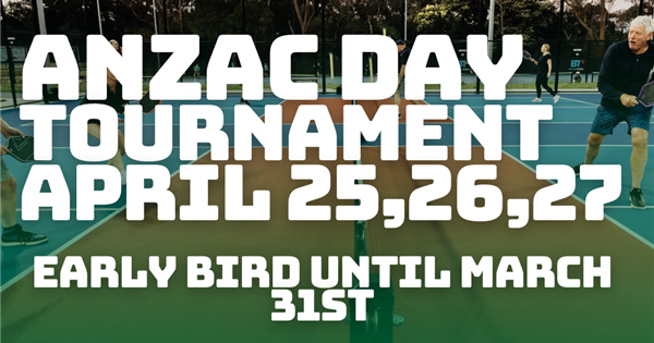 Anzac Day Pickleball Tournament at FCTC logo