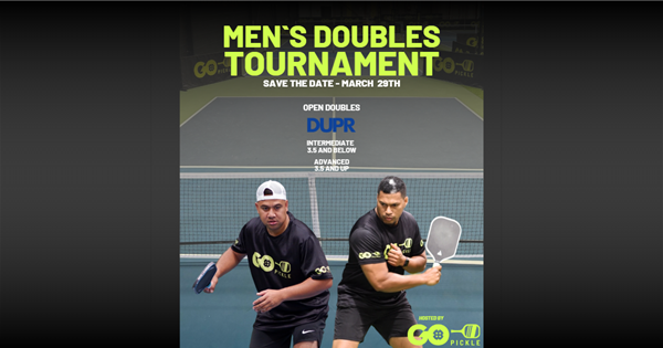 MEN'S DOUBLES TOURNAMENT logo