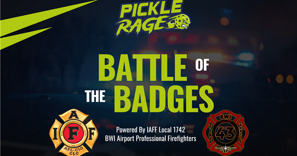 Battle of the Badges @ PickleRage - Glen Burnie logo