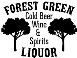 Forest Green Liquor Stony Plain logo