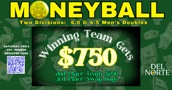 February Pickleball Moneyball logo