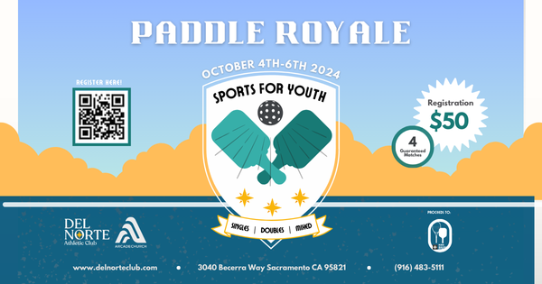 Del Norte- Arcade Paddle Royale logo