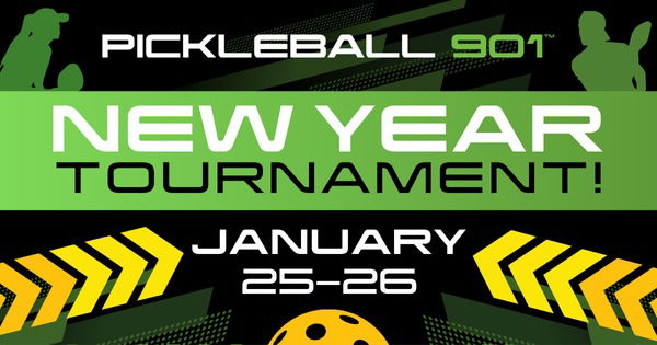 Pickleball 901 New Year Tournament logo