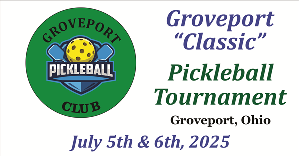 2025 Groveport Classic Pickleball Tournament logo