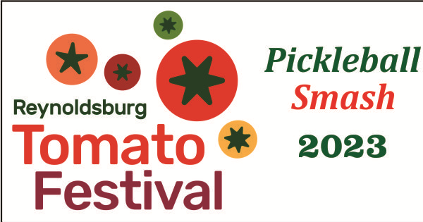 Reynoldsburg Tomato Festival Pickleball Smash logo