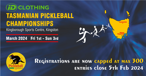 2024 Tasmania Pickleball Championships logo