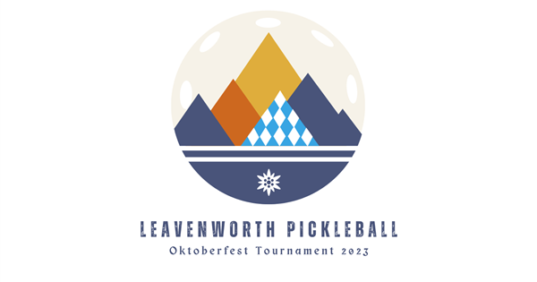Leavenworth Pickleball Oktoberfest Tournament logo
