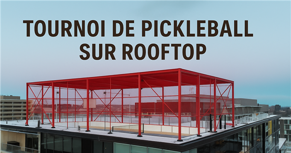 Mini tournoi de pickleball sur rooftop logo