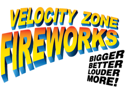 Velocity Zone Fireworks logo