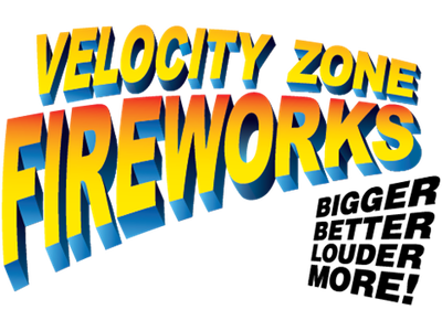 Velocity Zone Fireworks logo