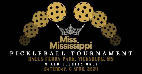 Miss Mississippi Pickleball Tournament logo