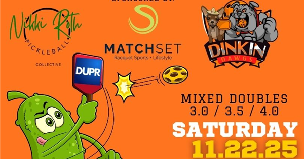 Mixed Double Dawg Showdown-DUPR Rated logo