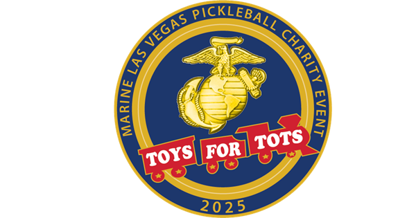 TOYS FOR TOTS 2025 - Pickleball Charity Event logo