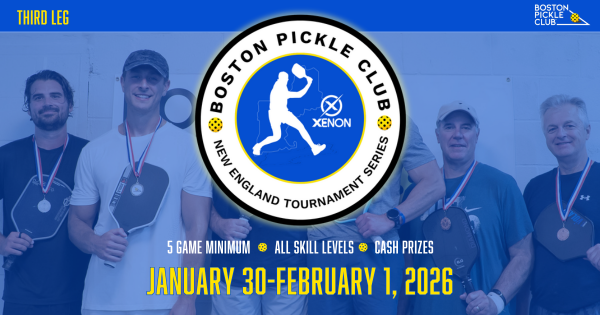 The New England Tournament Series at Boston Pickle Club - Third Leg logo