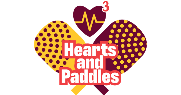 Hearts and Paddles Pickleball Tounament and Health Expo logo