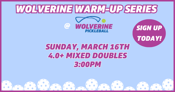 Wolverine Warm-up - 4.0+ Mixed Doubles logo