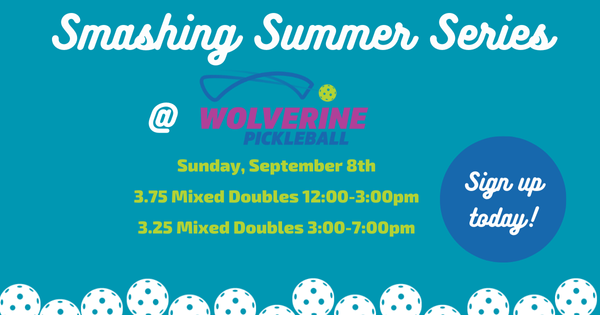 Wolverine Pickleball Summer Series 3.75 Mixed/ 3.25 Mixed logo