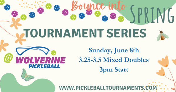 Wolverine Pickleball Spring Series - 3.25-3.5 Mixed Doubles logo